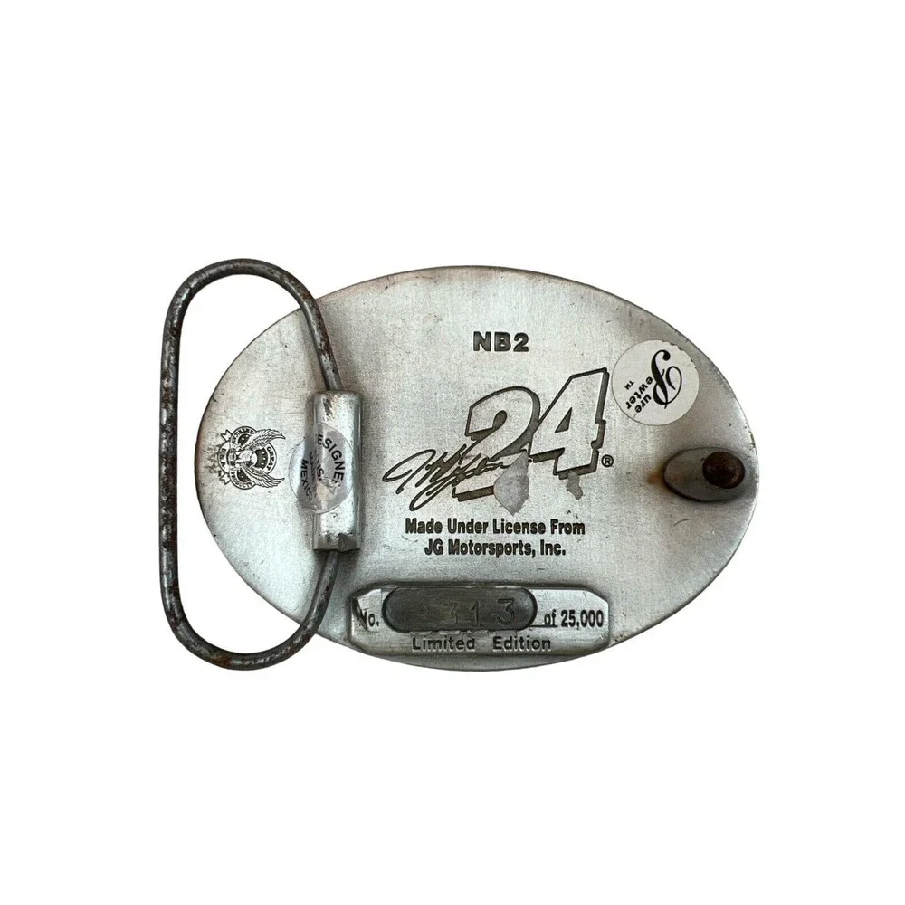 Limited Edition Nascar Jeff Gordon 24 Belt‎ Buckle Great American Company JG Mot